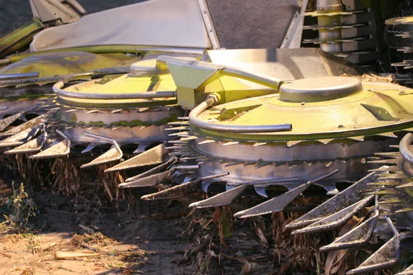 Lâminas de um helicóptero de milho — Fotografia de Stock