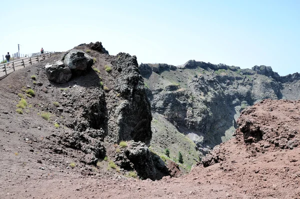 stock image Crater of Vesuvius