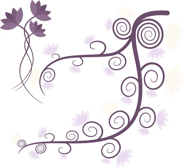 Arbre violet — Image vectorielle