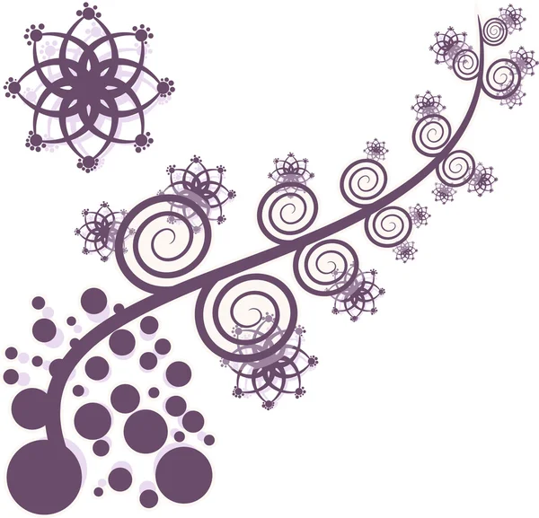 Arbre violet — Image vectorielle