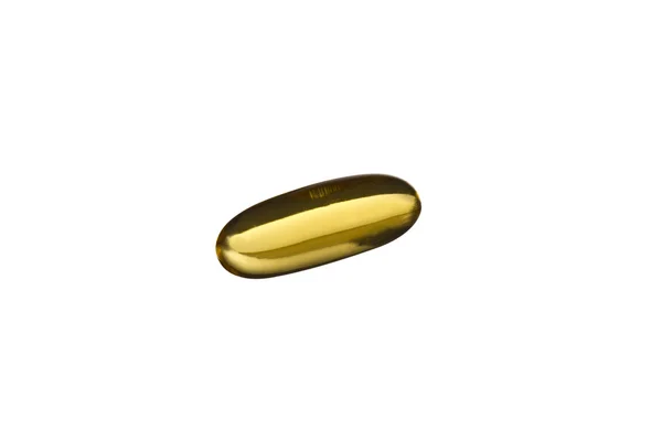 Golden Pure Fish Oil — Stock Photo, Image