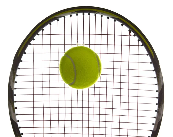 Tenis topu içinde hareket — Stok fotoğraf
