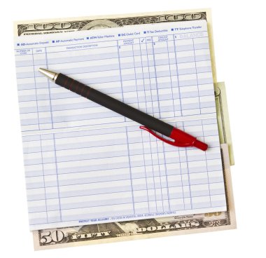 Checkbook clipart