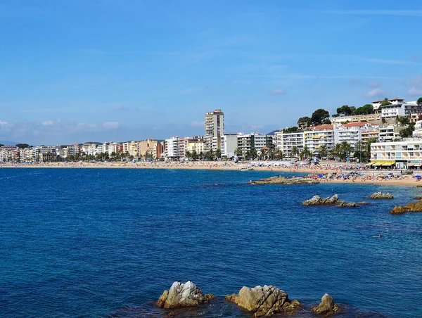 stock image Lloret de Mar beach seascape