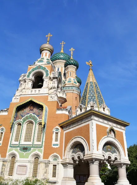 Russian Church in Nice, France — Stock Photo, Image