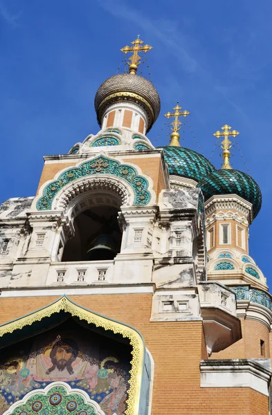 stock image Russian Church in Nice, France