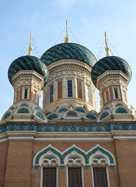 stock image Russian Church in Nice, France