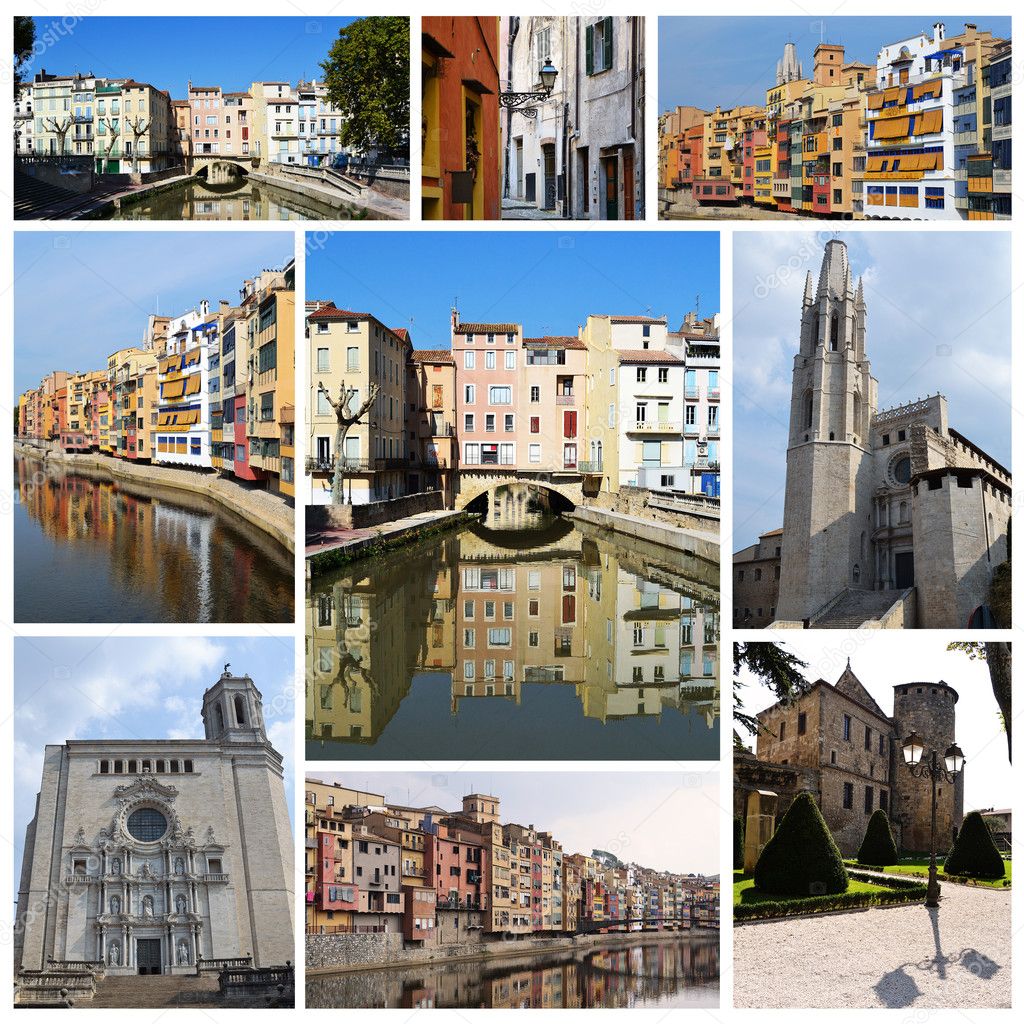 Europe cities collage