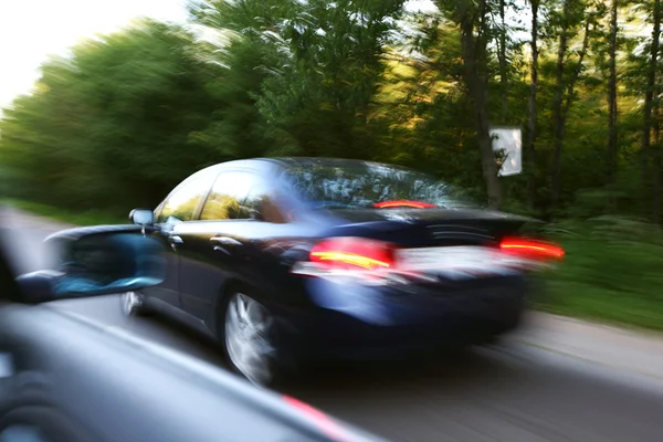 Snelheid auto — Stockfoto
