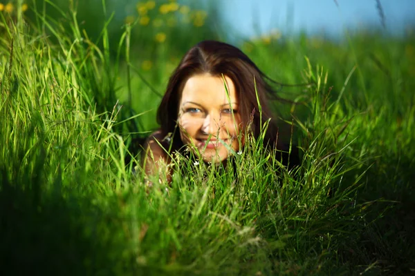 Gebräu auf Gras — Stockfoto