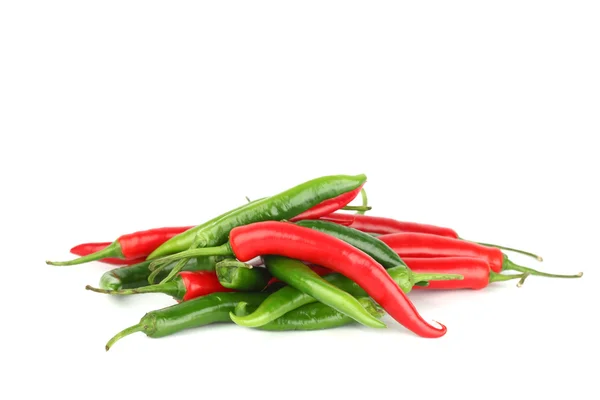 Mixed chilli pile — Stock Photo, Image
