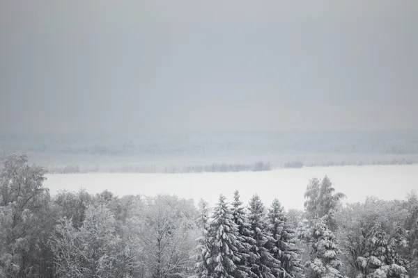 Domki zima — Zdjęcie stockowe