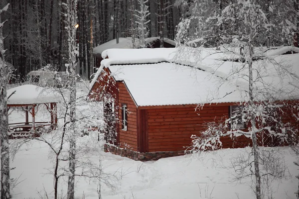 Vinter hus — Stockfoto