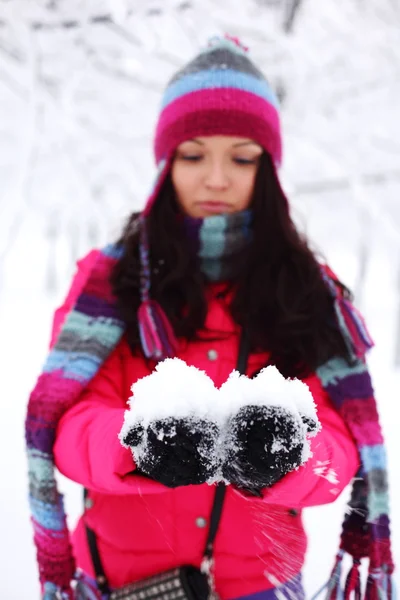Winter women — Stock Photo, Image