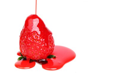 Strawberry in syrup clipart