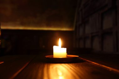 Candle dark clipart