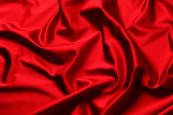 Czerwone, satynowe — Zdjęcie stockowe