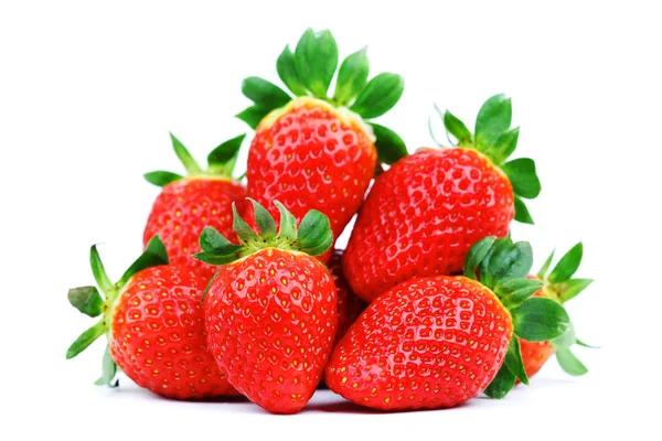 Strawberry pile isolated — Stock Photo, Image