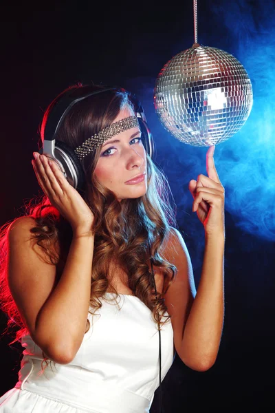 Disco girl — Stock fotografie