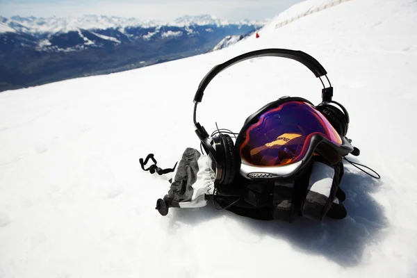 Maska snowboardowe — Zdjęcie stockowe