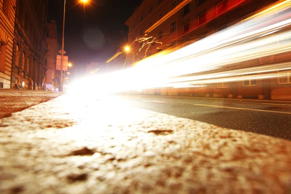 야간 도시 거리 — 스톡 사진