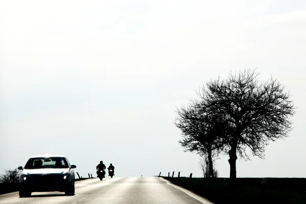 Road silhouette — Stock Photo, Image