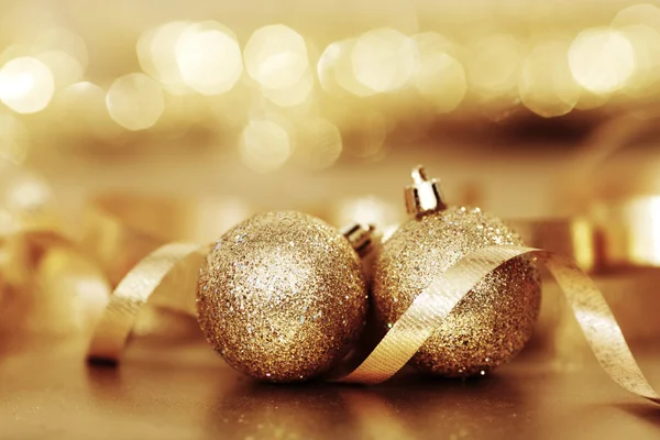 Natal dourado — Fotografia de Stock