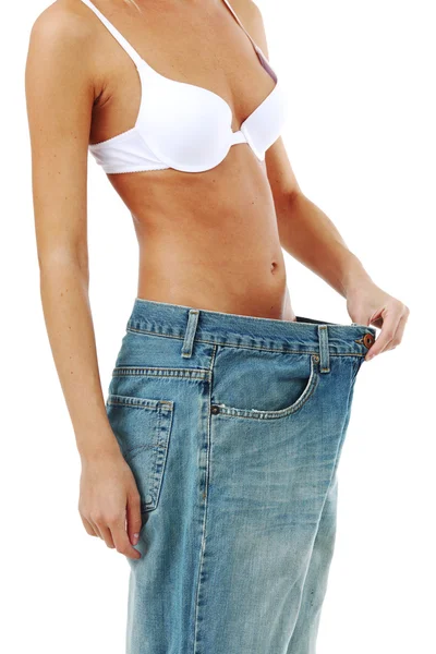 Calça jeans grande — Fotografia de Stock