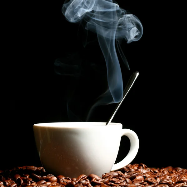 Hot morning coffee — Stock Photo, Image