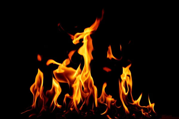 Fire flame close up — Stock Photo, Image