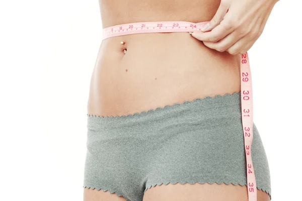 Medição da cintura — Fotografia de Stock