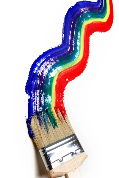 Rainbow paint — Stock Photo, Image