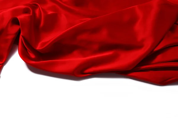 Röd satin bakgrund — Stockfoto