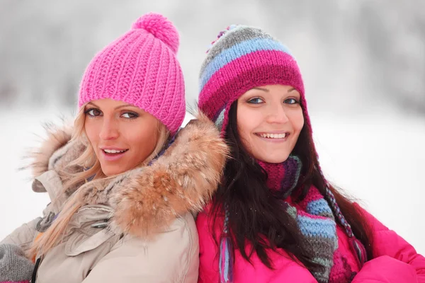 Zimní ženy — Stock fotografie
