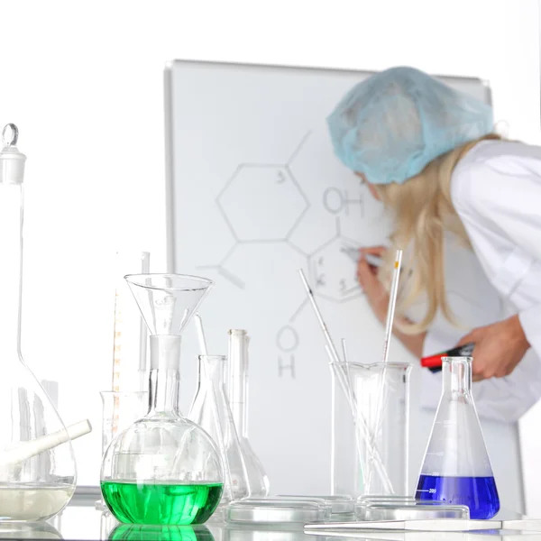 Eksperyment chemiczny — Zdjęcie stockowe