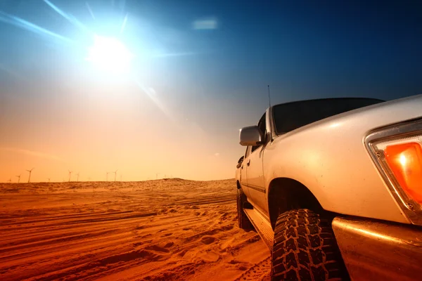 Пустынный грузовик — стоковое фото