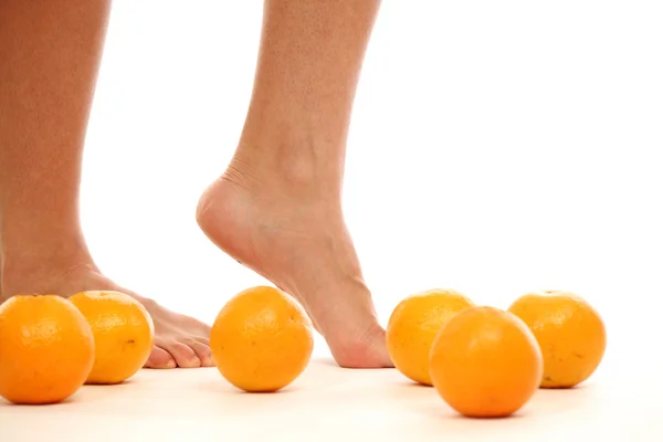 Πόδι πορτοκάλια — Φωτογραφία Αρχείου