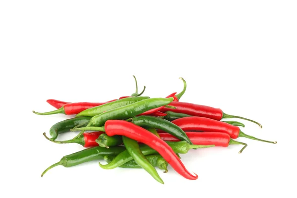 Smíšené chilli hromada — Stock fotografie