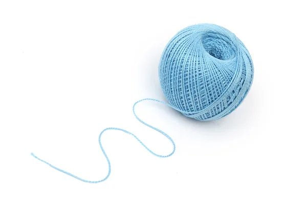 Blue thread — Stock Photo, Image