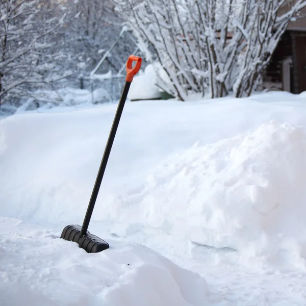 stock image Shovel snow