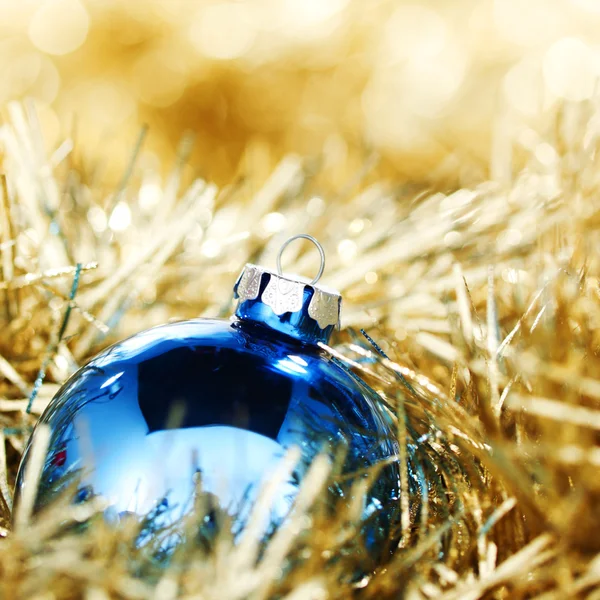 Bola Natal biru — Stok Foto