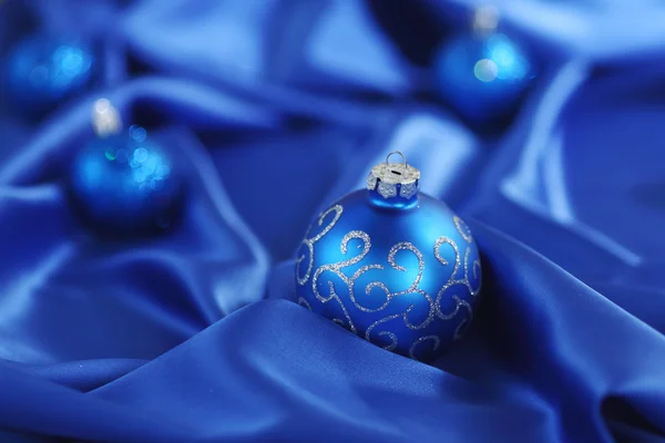 Carta di Natale blu — Foto Stock