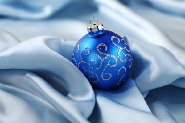 Blue christmas card — Stock Photo, Image