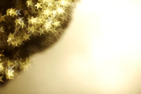 Latar belakang bintang bokeh emas — Stok Foto