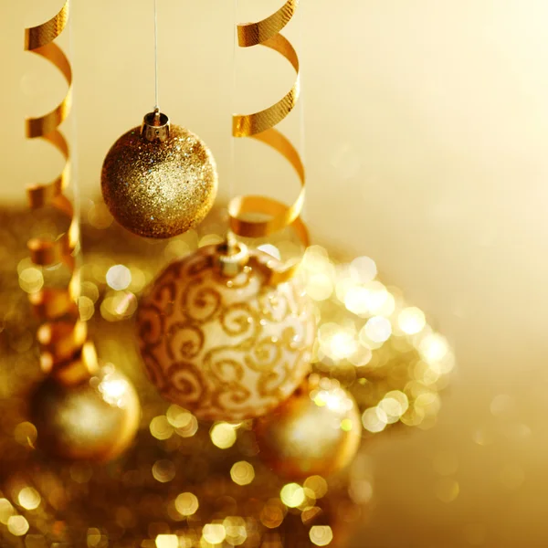 Golden karácsony — Stock Fotó