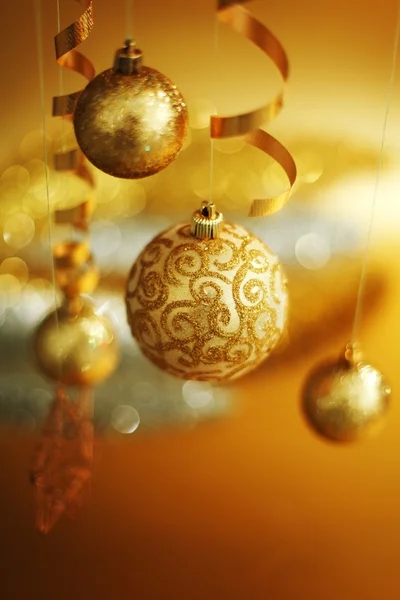 金色圣诞 — 图库照片