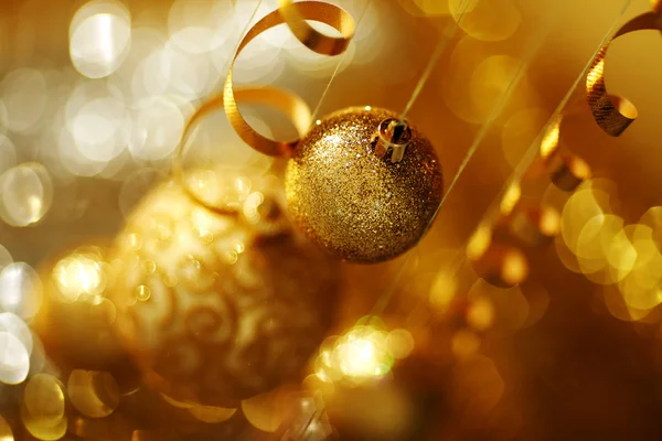 金色圣诞 — 图库照片