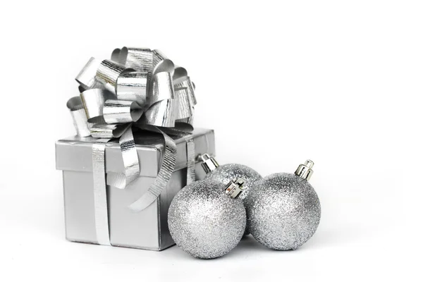 Silver gåva — Stockfoto