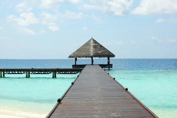 Maldiviska hus — Stockfoto