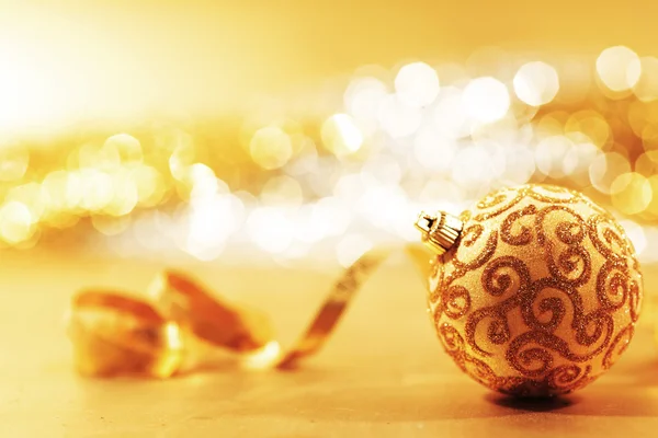 Złote tło świąteczne — Zdjęcie stockowe